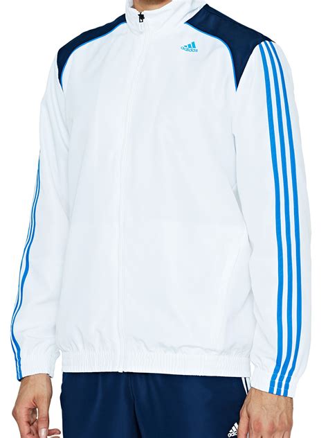 white adidas tracksuit men